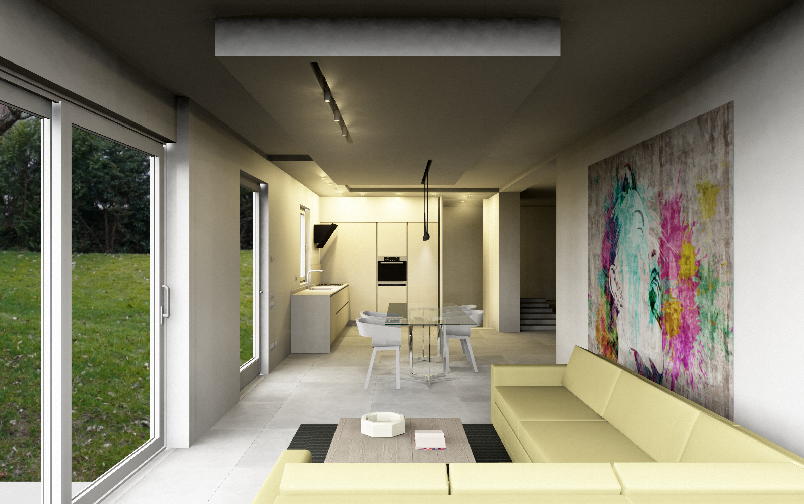 Minimalist Open Space - The project 3